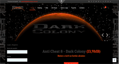 Desktop Screenshot of darkcolony.com.br